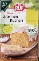 Mängden socker i Unser Zitronenkuchen mit Glasur Bio