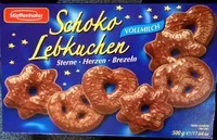 Mängden socker i Pain d'épice avec 25% chocolat au lait
