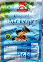 Mängden socker i Original Nürnberger Rostbratwürste