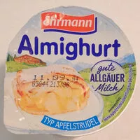Mängden socker i Almighurt - Typ Apfelstrudel