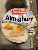 Mängden socker i Almighurt - Typ Käsekuchen-Mandarine