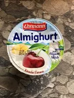 Mängden socker i Almighurt - Kirsche-Banane