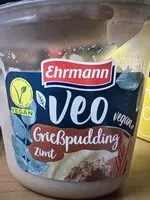 Mängden socker i Veo vegan Grießpudding Zimt