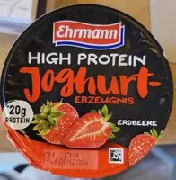 Mängden socker i High-Protein-Joghurterzeugnis - Erdbeere