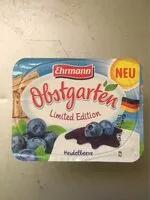 Mängden socker i Obstgarten - Heidelbeere