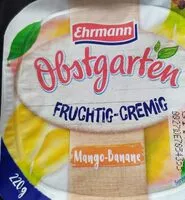 Mängden socker i Obstgarten Fruchtig-Cremig Mango-Banane