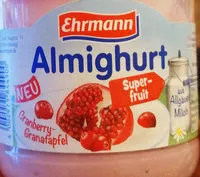 Mängden socker i Almighurt Superfruit Cranberry-Granatapfel