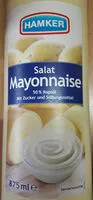 Mängden socker i Hamker Salat Mayonnaise