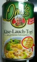 Mängden socker i Omis Käse Lauch Topf