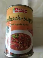 Mängden socker i Gulasch-Suppe nach ungarischer Art
