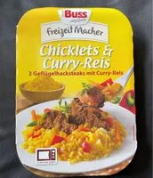 Mängden socker i Chicklets & Curry-Reis