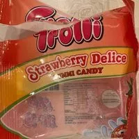 Mängden socker i Trolli - Strawberry candy