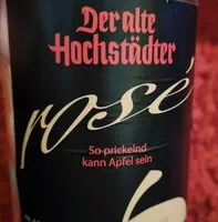 Mängden socker i Der alte Hochstädter Apfelwein rosé