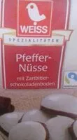 Mängden socker i Pfeffernüsse mit Zartbitterschokoladenboden