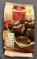 Mängden socker i Gefüllte Lebkuchenherzen