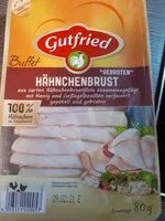 Mängden socker i Hähnchenbrust, gepökelt und gebraten
