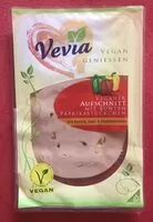 Mängden socker i Veganer Aufschnitt mit bunten Paprikastücken