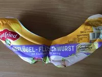 Mängden socker i Geflügel Fleischwurst