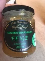 Mängden socker i Feigensenfsauce