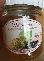 Mängden socker i Weißwein Brotaufstrich