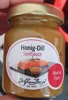 Mängden socker i Honig-Dill Senfsauce