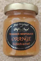 Mängden socker i Tessiner Senfsoße Orange