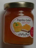 Mängden socker i Paprika-Gelee süß-scharf