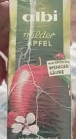 Mängden socker i Milder apfelsaft