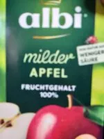 Mängden socker i Milder Apfel