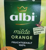 Mängden socker i milde ORANGE