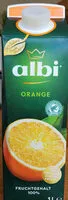 Mängden socker i Orangensaft aus Konzentrat