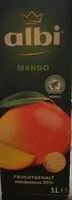 Mängden socker i Albi Mangosaft