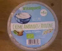 Mängden socker i Crème amandes avoine nature