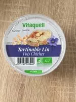 Mängden socker i Tartinable lin pois chiches