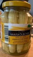 Mängden socker i Maiskölbchen