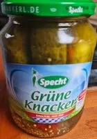 Mängden socker i Gewürzgurken, grüne Knacker