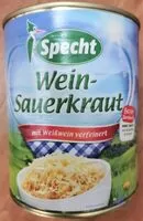 Mängden socker i Konserve - Gemüse - Weinsauerkraut