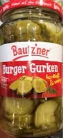 Mängden socker i Burger Gurken