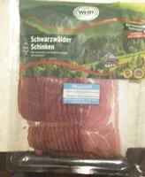 Mängden socker i Schwarzwälder Schinken