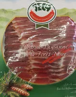 Mängden socker i Poitrine Paysanne Forêt Noire