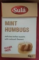 Mängden socker i Sulá Mint Humbugs