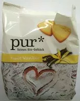 Mängden socker i Feines Bio-Gebäck mit Vanille