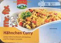 Mängden socker i Hähnchen Curry