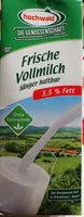Mängden socker i Frische Vollmilch länger haltbar 3,5% Fett