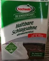 Mängden socker i Schlagsahne