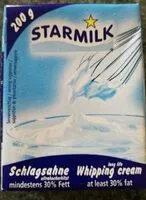 Socker och näringsämnen i Starmilk