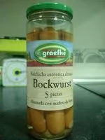 Mängden socker i Salchicha auténtica alemana