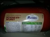 Mängden socker i Schinkenwurst