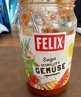 Mängden socker i Sugo gegrilltes Gemüse