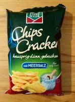 Mängden socker i Chips Cracker (mit Meersalz)
